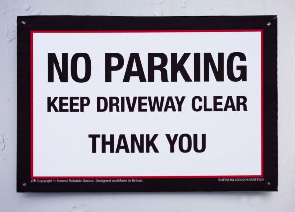 No parking sign for sale